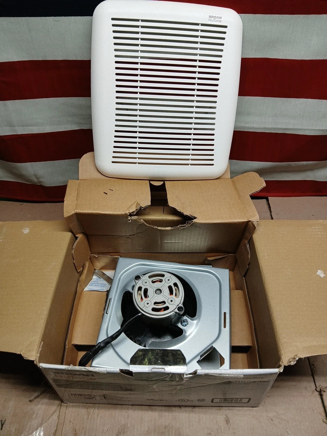 Broan NuTone Quickit 60 CFM Bathroom Vent Upgrade Kit Model BKR60