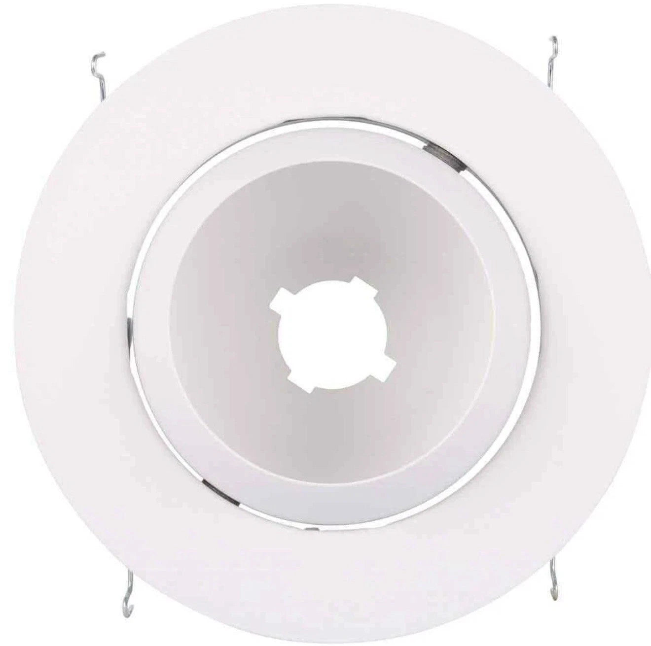 HALO 6" White Recessed Ceiling Light Trim with Adjustable Eyeball 6PK TRIM ONLY