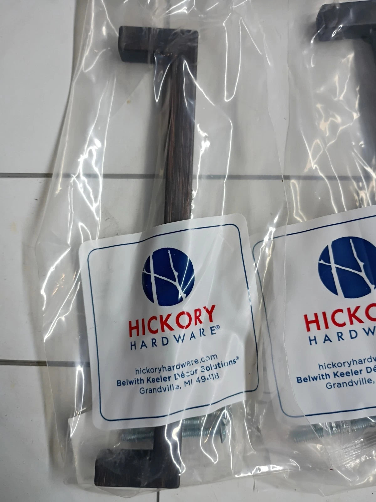 26pk Hickory hardware Skylight Vintage Bronze Cabinet Bar Pull 6-5/16" Open Box
