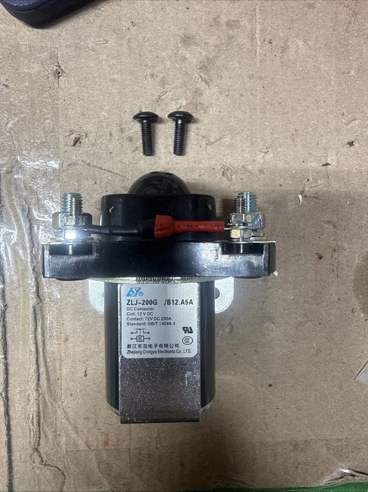 ZLJ-200G /B12.A5A DC Contactor Main Relay for Ryobi T42LI 42” 80v Riding Mower