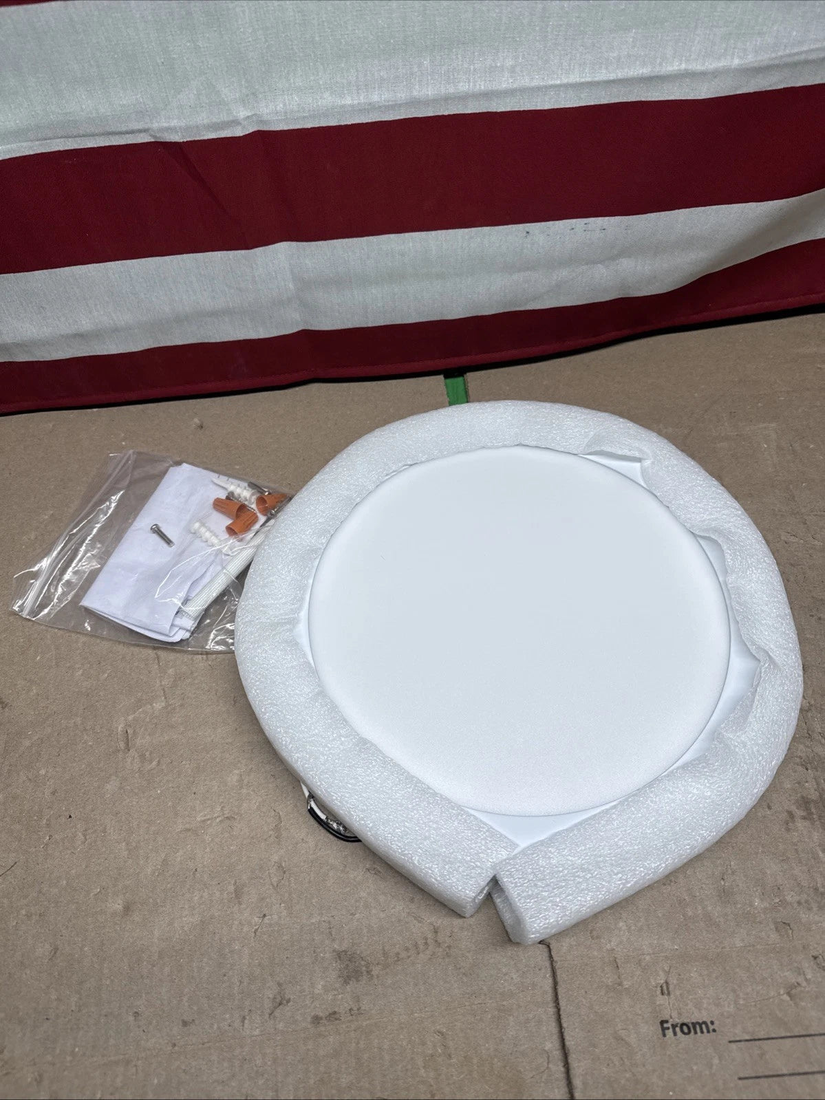 Commercial Electric 11 in. White LED Round Ceiling Light