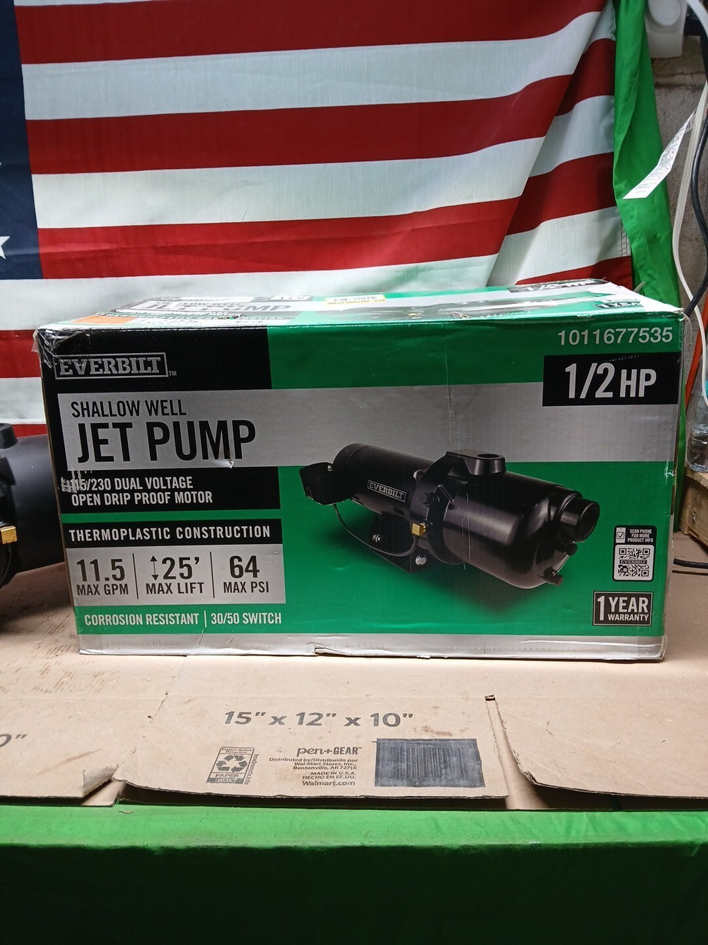 Everbilt 1/2 HP Plastic Shallow Well Jet Pump