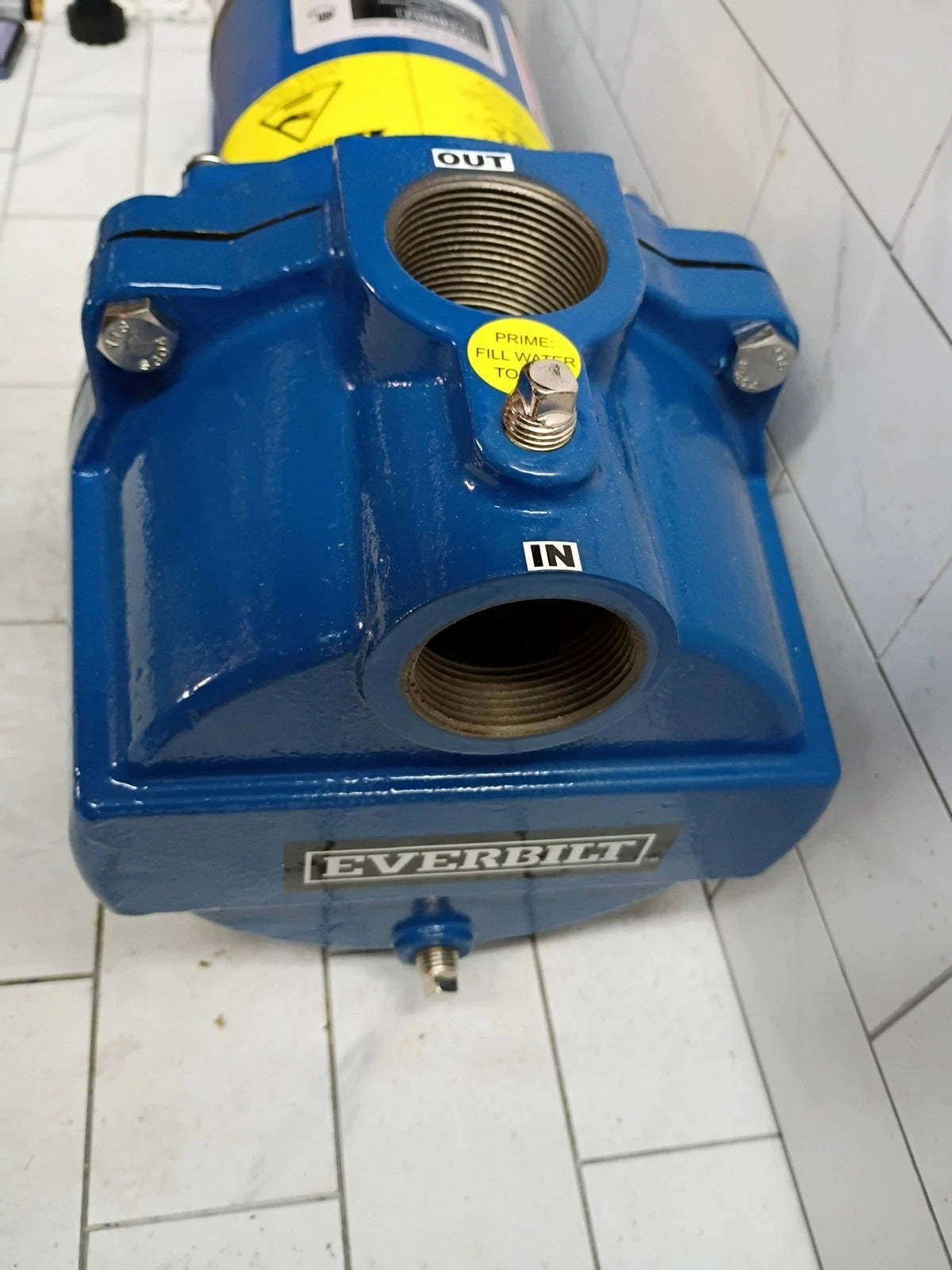 Everbilt HDLS15 1-1/2 HP Dual Voltage Cast Iron Professional Irrigation Pump OB