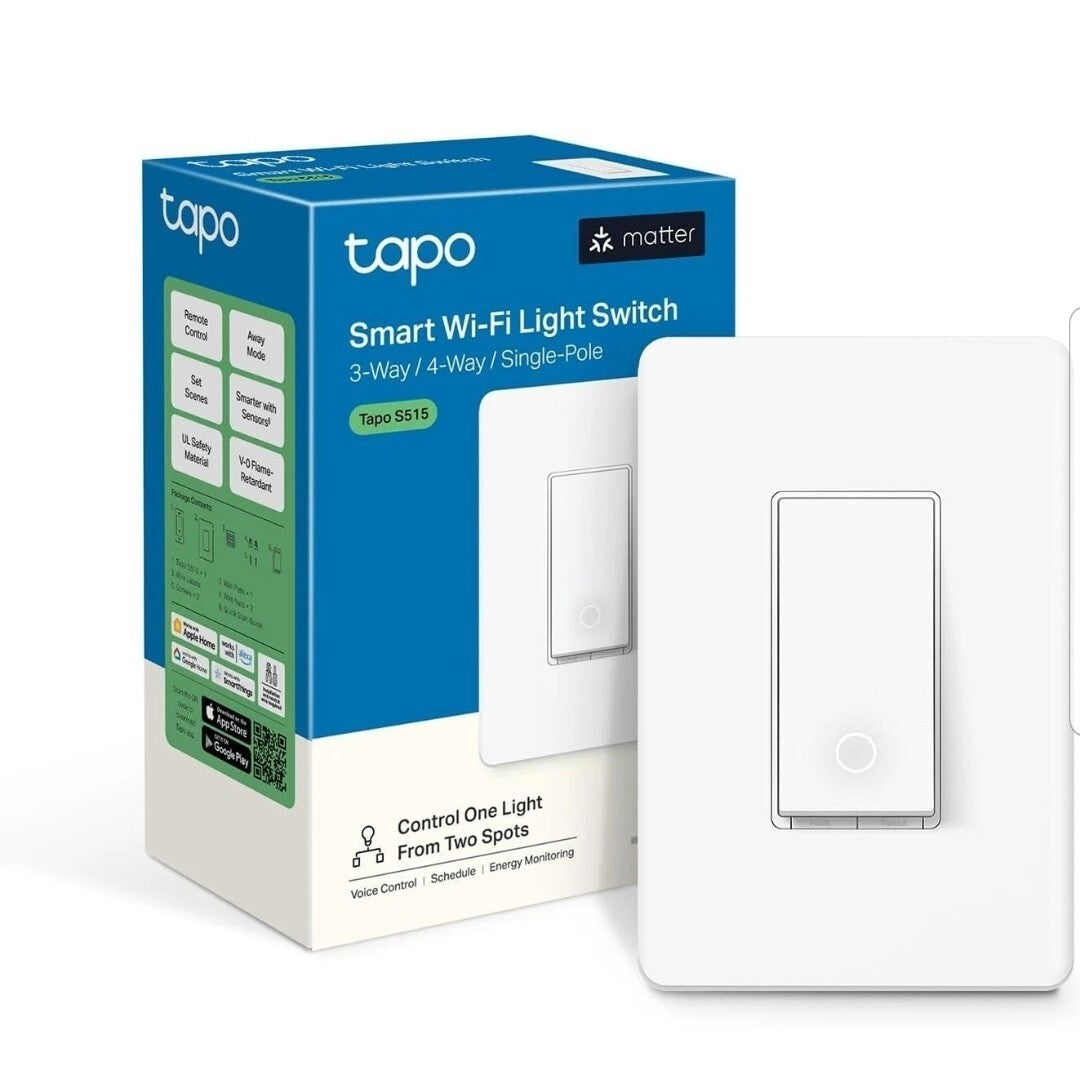TP-Link Tapo Smart Switch Tapo S515 White Energy Monitoring Toggle Switch