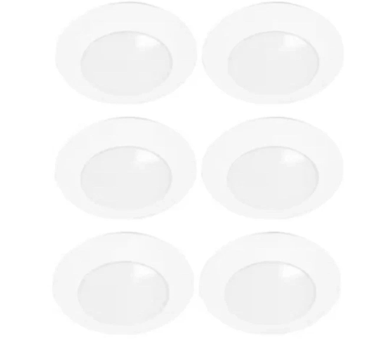 HALO HLC 6 in. 3000K Integrated LED Recessed Light Trim (6-Pack)