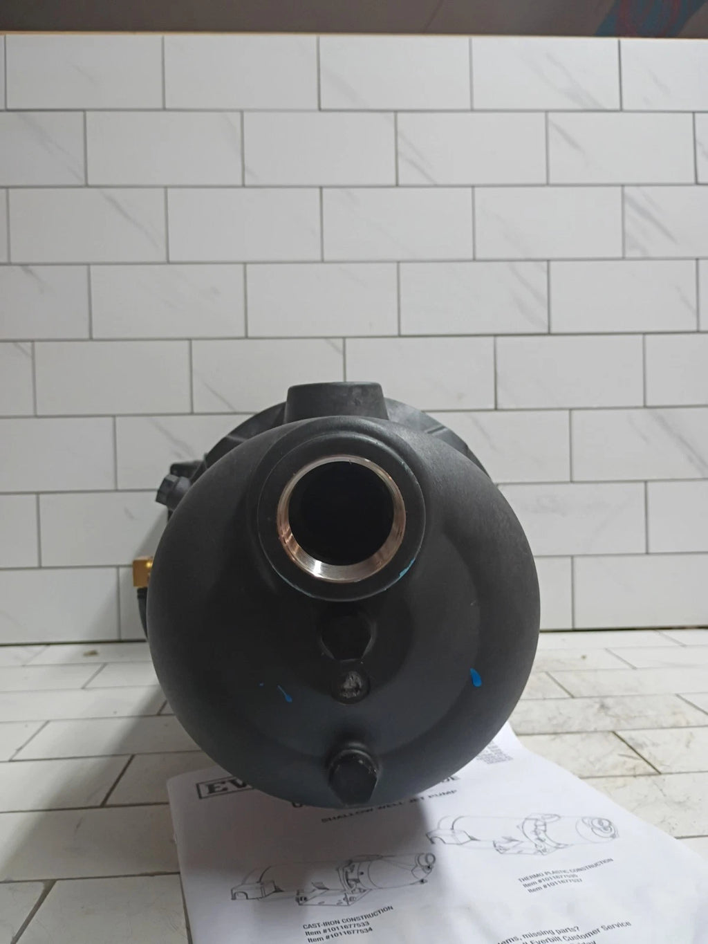 Everbilt HDSWH5P 1/2 HP Plastic Shallow Well Jet Pump New Open Box