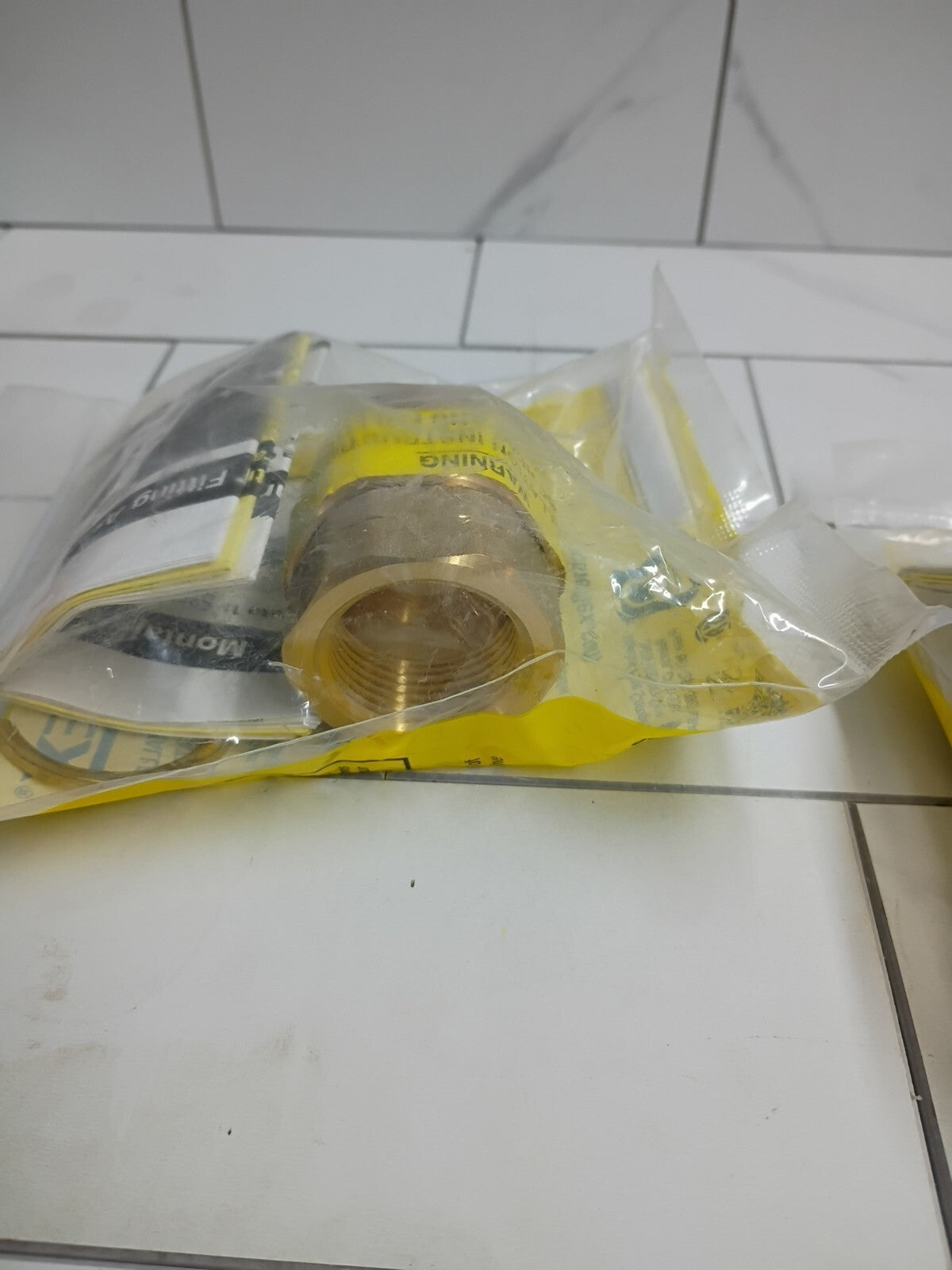 2pk Home-Flex 811000350107 CSST  x FIPT Female Adapter 1" Brass New Open Box