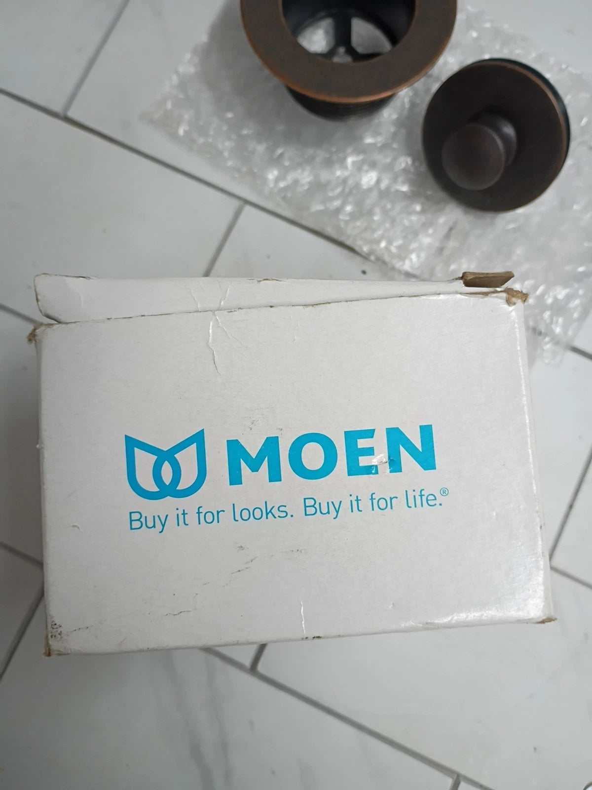Moen T90331ORB 1-1/2" Threaded Tub Drain Kit Oil Rubbed Bronze New Open Box