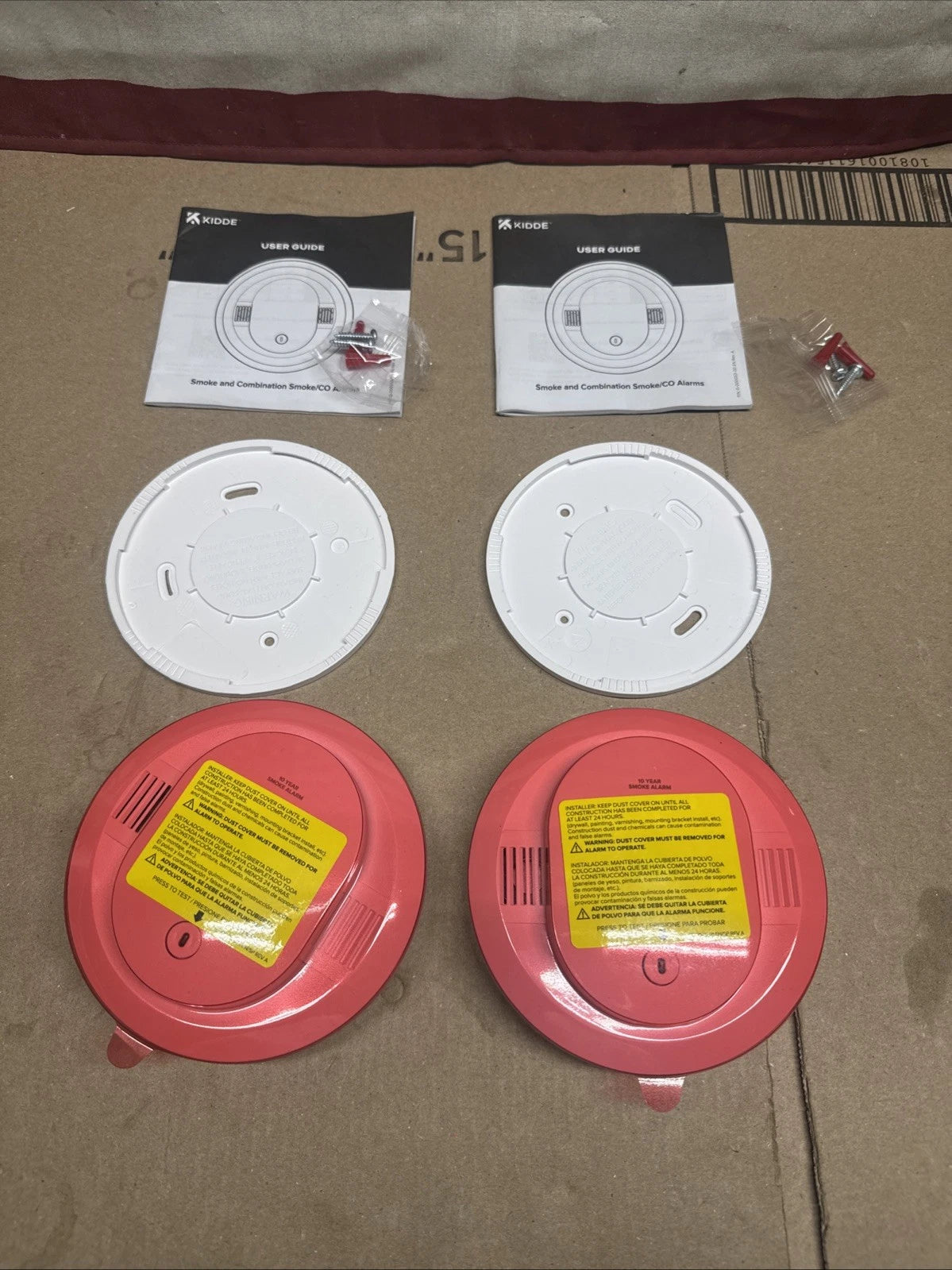 2PK Kidde 20SD10 10-Year BatteryPowered Detect Smoke Alarm w/PhotoelectricSensor