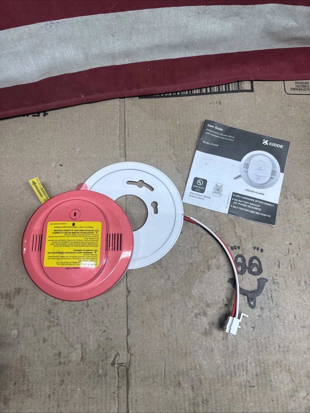 Kidde Detect Inter Connected Hardwired w/Battery Back-up Smoke Alarm Model 20SAR