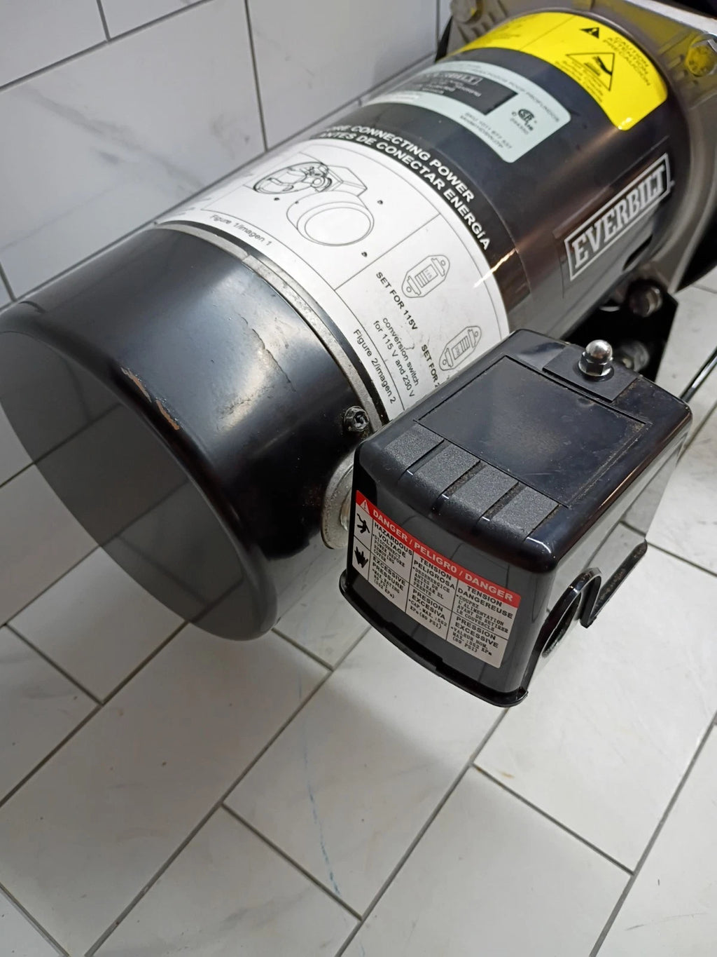HDSWJ7P Everbilt Shallow Well Jet Pump Plastic 3/4HP For Parts Only