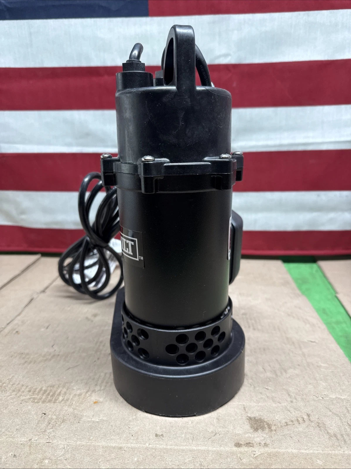 Everbilt 1/4 HP Aluminum Sump Pump w/ Tether Float Switch HDSP25W NEW OPEN BOX.