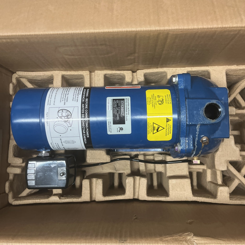Everbilt HDCWJ10, 1 HP 115/230 Volt Professional Convertible Jet Pump PARTS ONLY