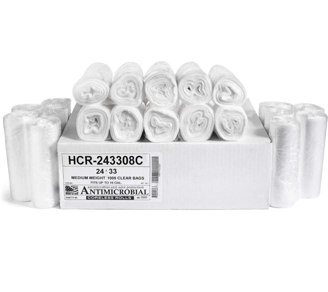 16 GAL High Density Trash Bags,