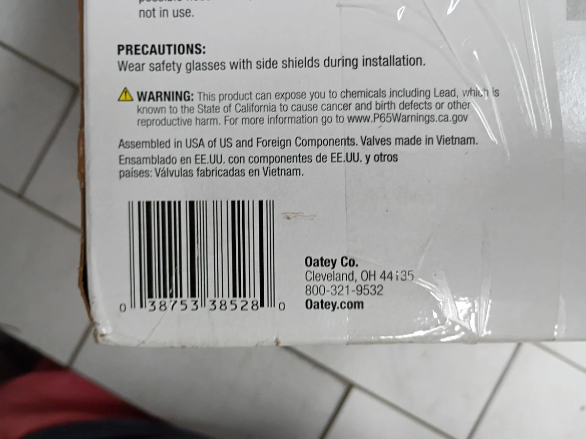 (2 Pack) Oatey Quadtro 38528 Washing Machine Outlet Box With PEX Crimp Valves OB