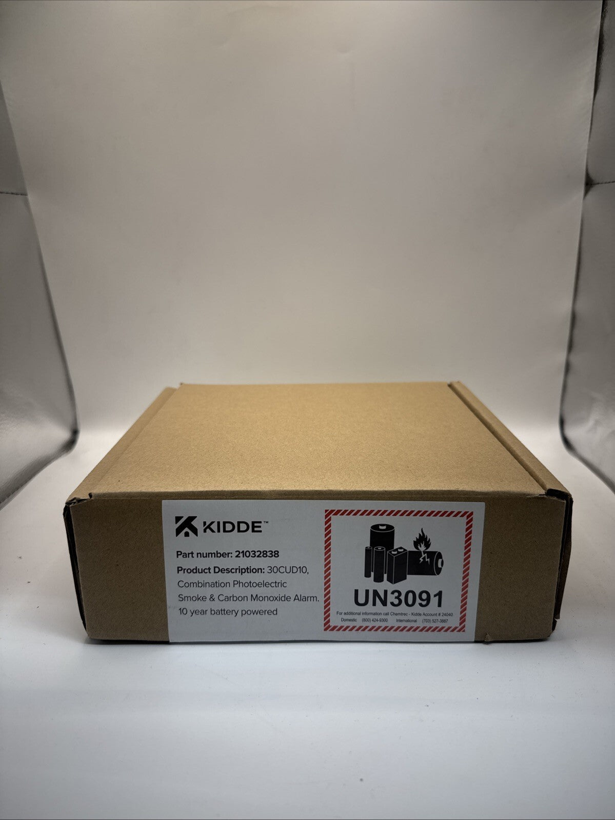 Kidde Smoke & CO Detector, 10-Year Battery, LED Warning Indicators 30CUD10!