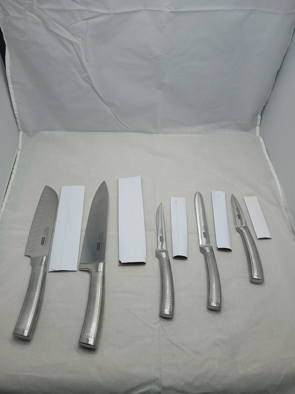 Kitchen Knife Set with Block 5-Piece, Stainless Steel Forge High Carbon Germa...