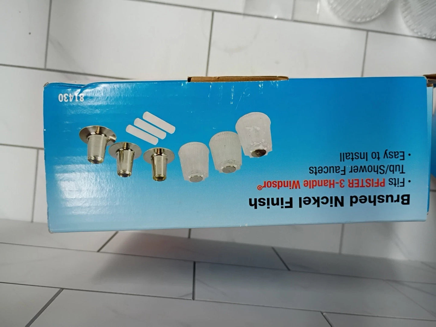 2pk Danco 81430 Tub/Shower Trim Kit Pfister Windsor Brushed Nickel Finish New OB
