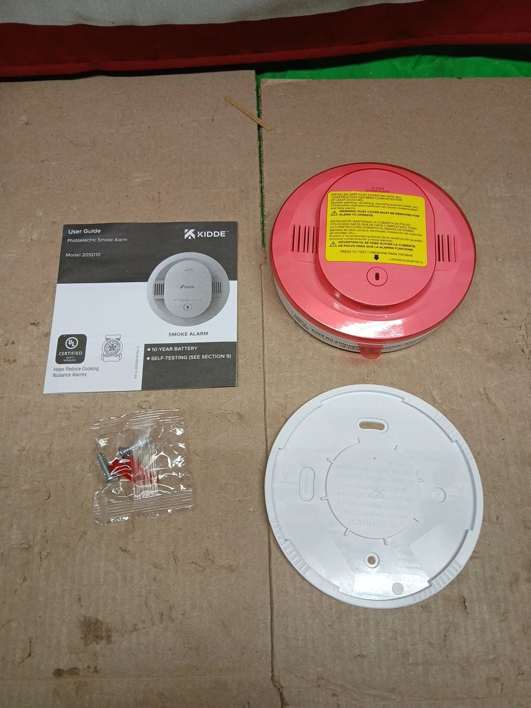 Kidde Smoke Detector Battery Powered LED Warning Light Indicators ,20SD10