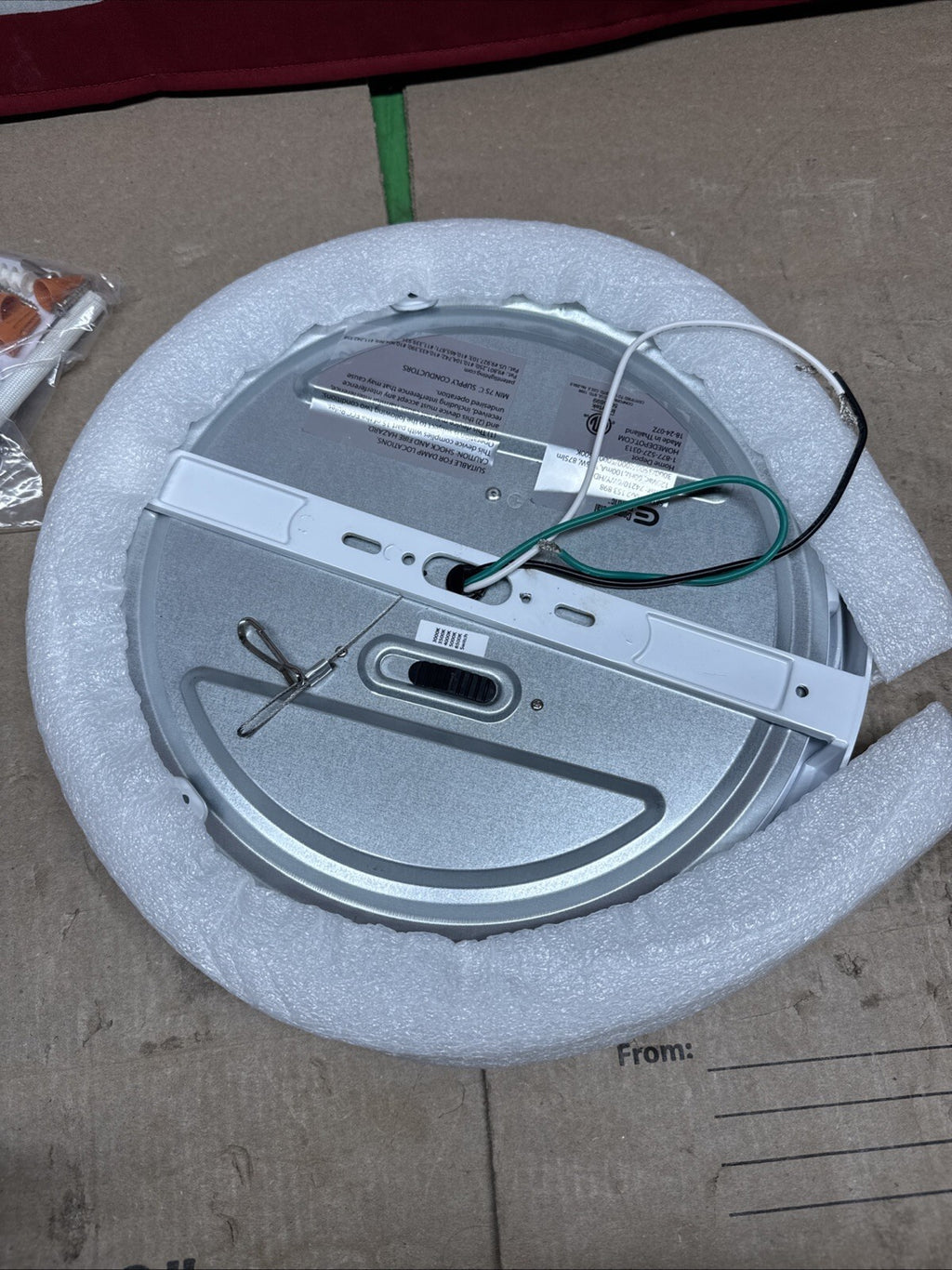 Commercial Electric 11 in. White LED Round Ceiling Light