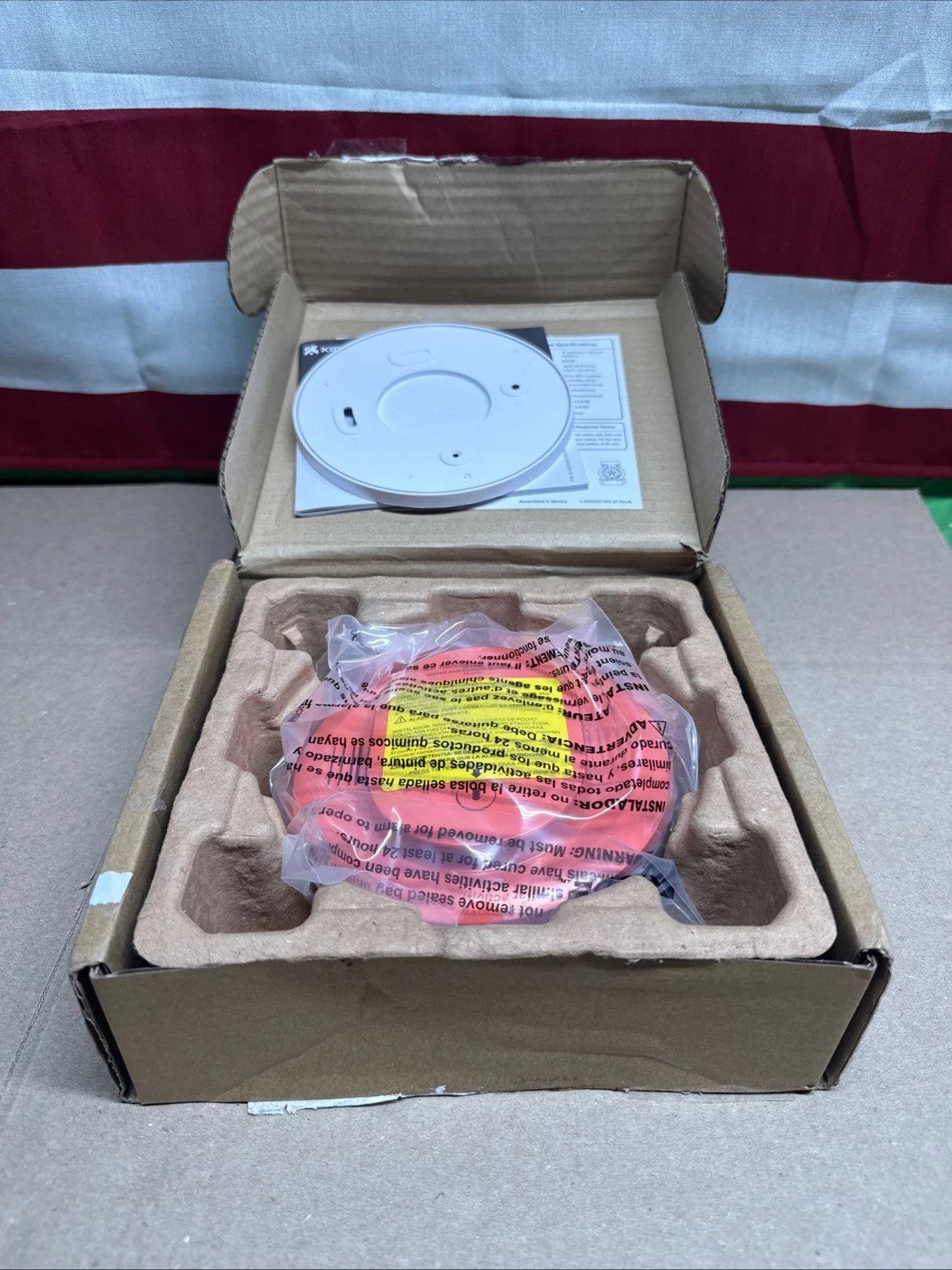 Kidde Smoke & CO Detector, 10-Year Battery, LED Warning Indicators 30CUD10^