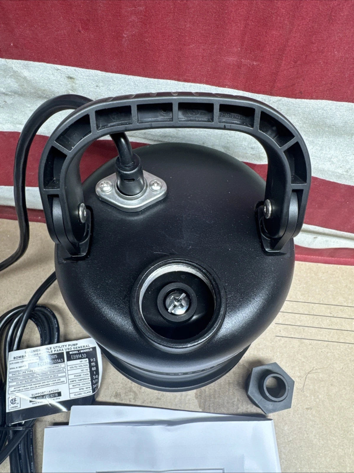Everbilt 1/3 HP Submersible Aluminum Utility Pump