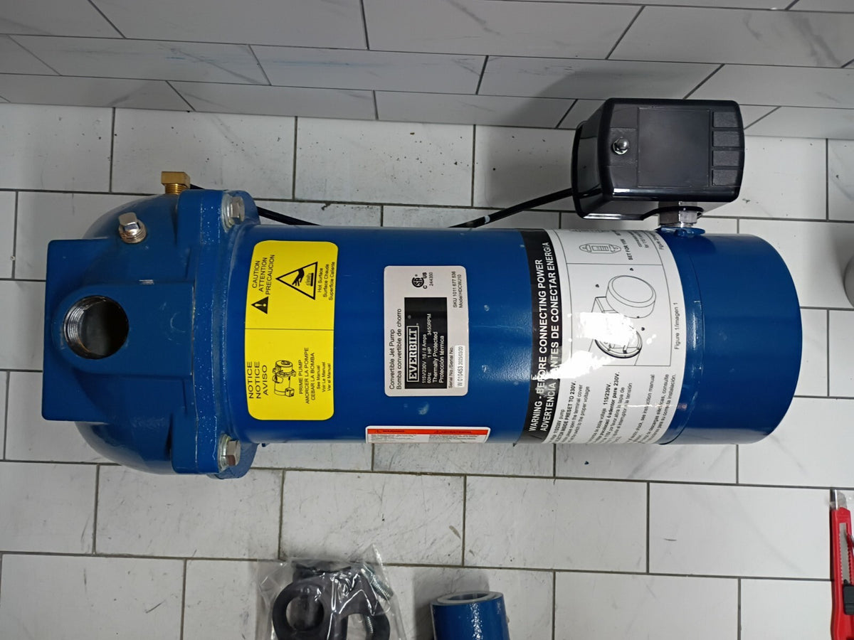 Everbilt HDCWJ10, 1 HP Professional Convertible Jet Pump PARTS ONLY