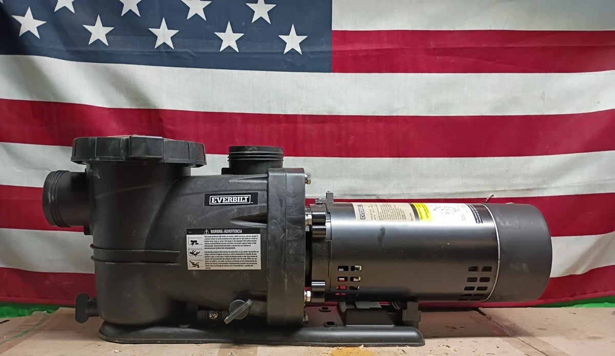 Everbilt 1 HP Pool Pump InGround 2 Speed 230V (Model SPP10002-2SP) Open Box