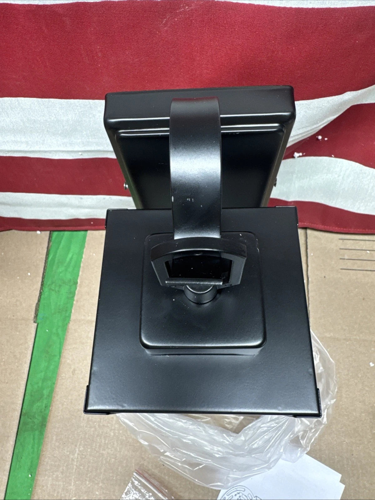 Pia Ricco 1- Light Matte Black Outdoor Wall Lantern Sconce with Clear Glass