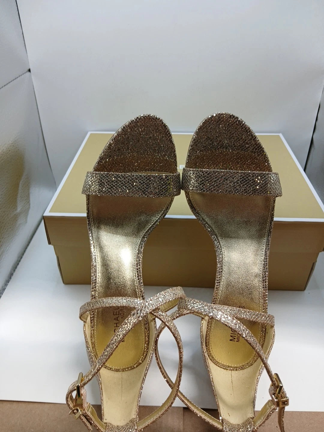 Michael Kors Glitter Strap Sandal - Size 7 M