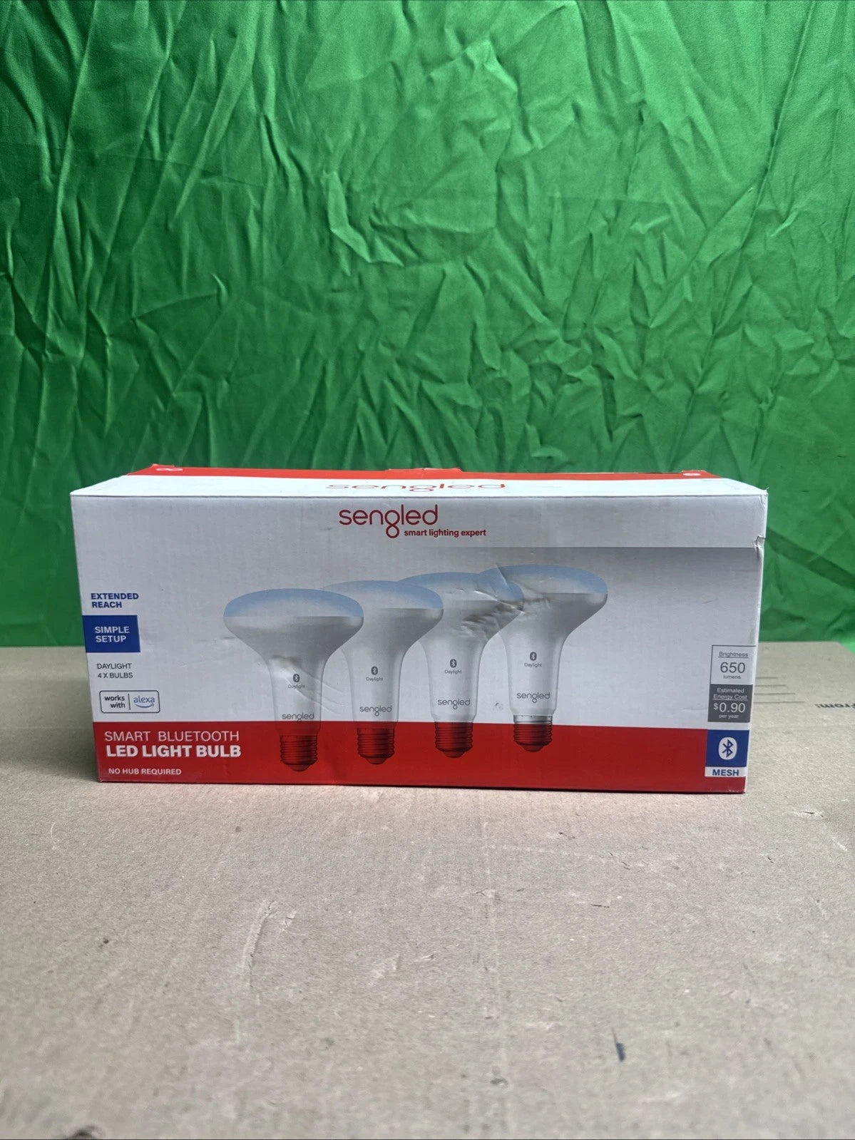 Sengled Alexa Light Bulb , Smart Light Bulbs Bluetooth Mesh 4 pk