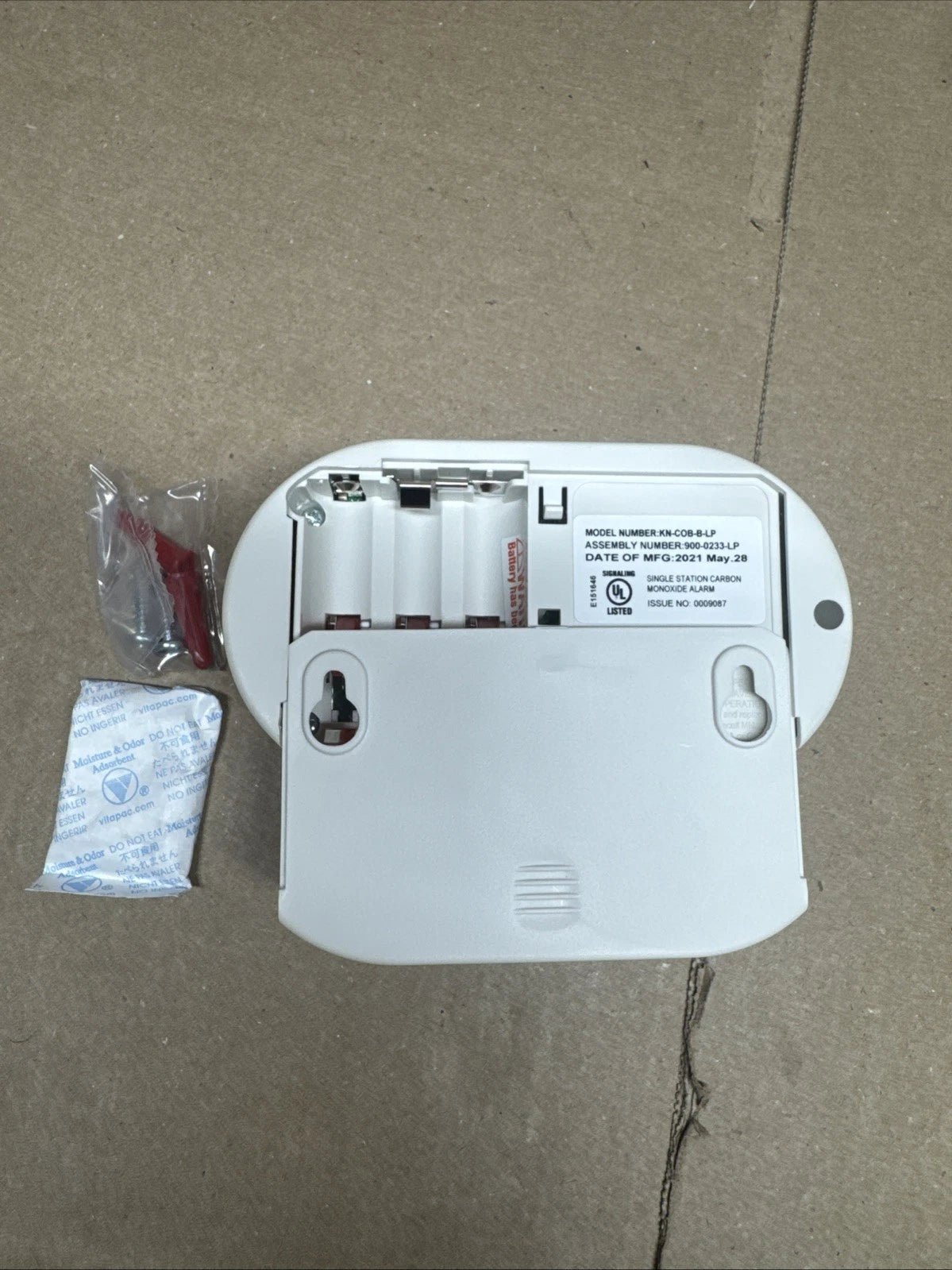 4PK Kidde KN-COB-B-LP Nighthawk Carbon Monoxide Alarm- Battery Operated 21029508