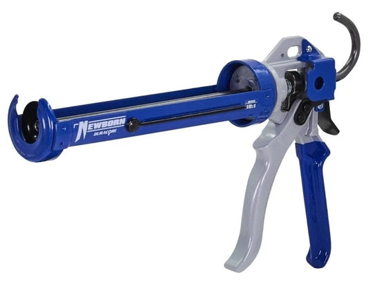 Newborn 250 Super Smooth Rod Revolving Frame Caulking Gun, 1/10-Gallon