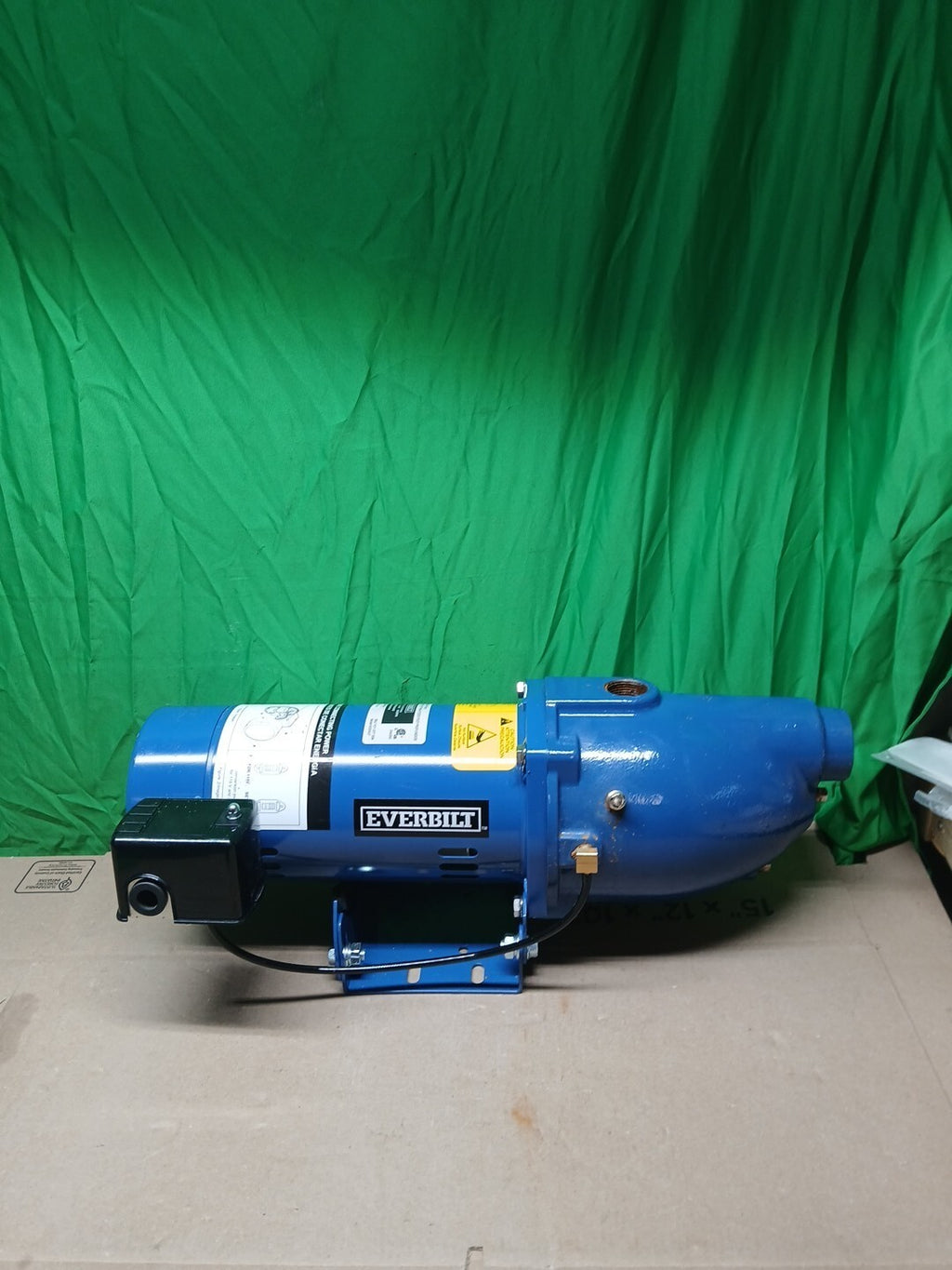 Everbilt 3/4 HP Cast Iron Shallow Well Jet Pump HDSWJ7 as is, *For Parts *