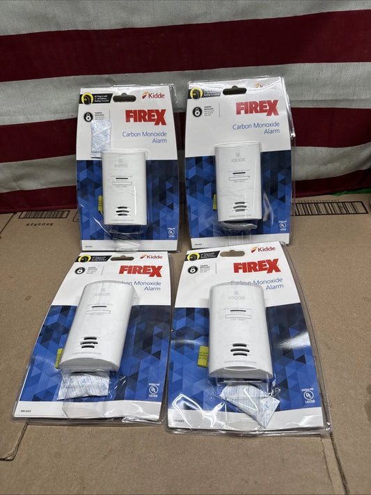 4-Pack Kidde 21027451 Plug In Carbon Monoxide Alarm with Battery Back-Up New