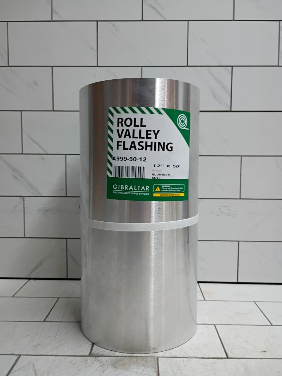 Aluminum Roll Valley A999-50-12 Flashing 12" x 50 ft Open Box