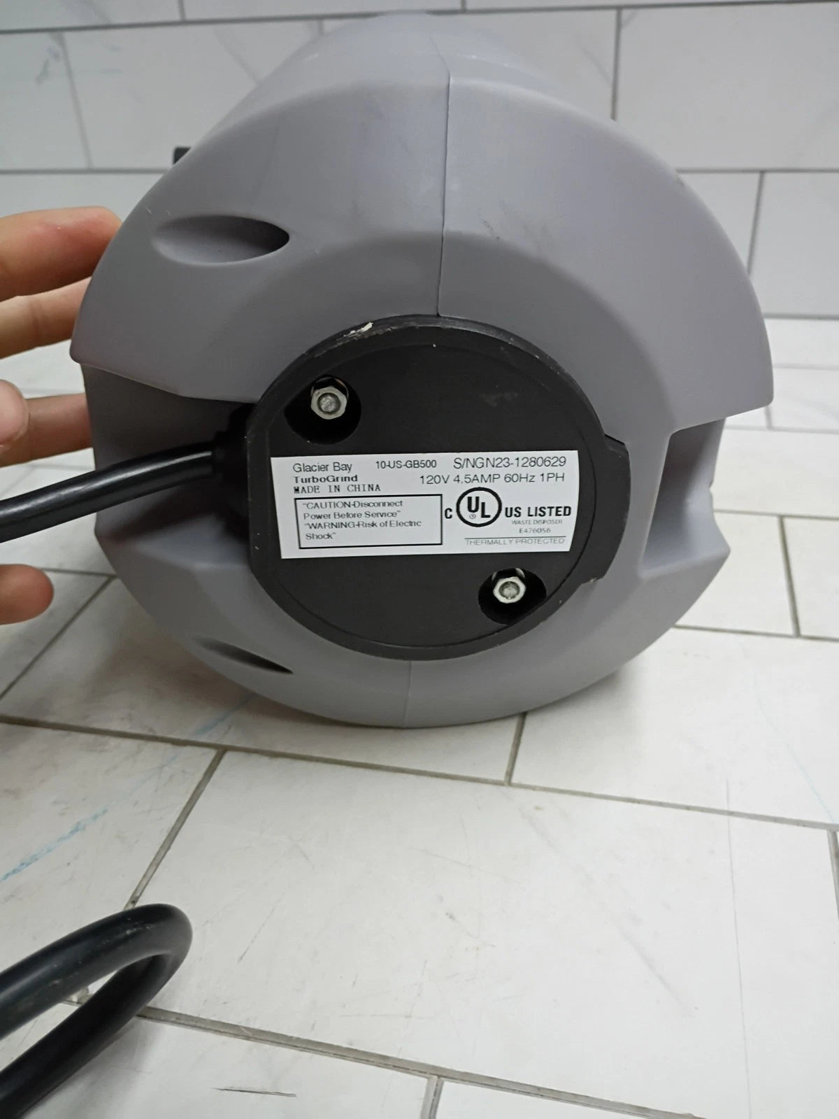 Glacier Bay GB500 Turbo Grind 1/2hp Garbage Disposal - Open Box