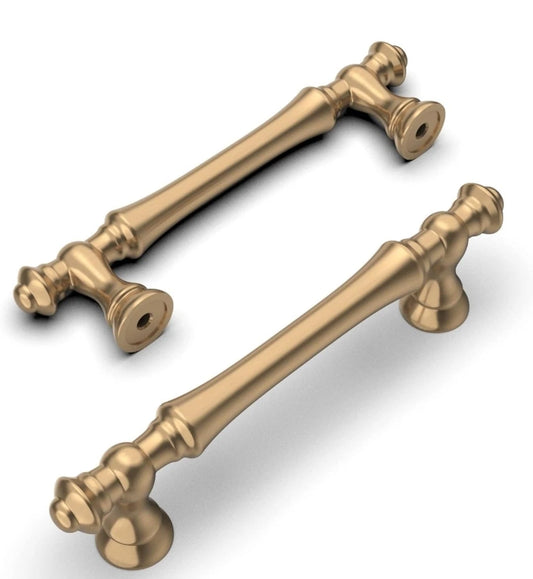10pack Amerdeco ZH0014 Champagne Bronze Cabinet Pulls 3.75 Inch(96mm) Hole.