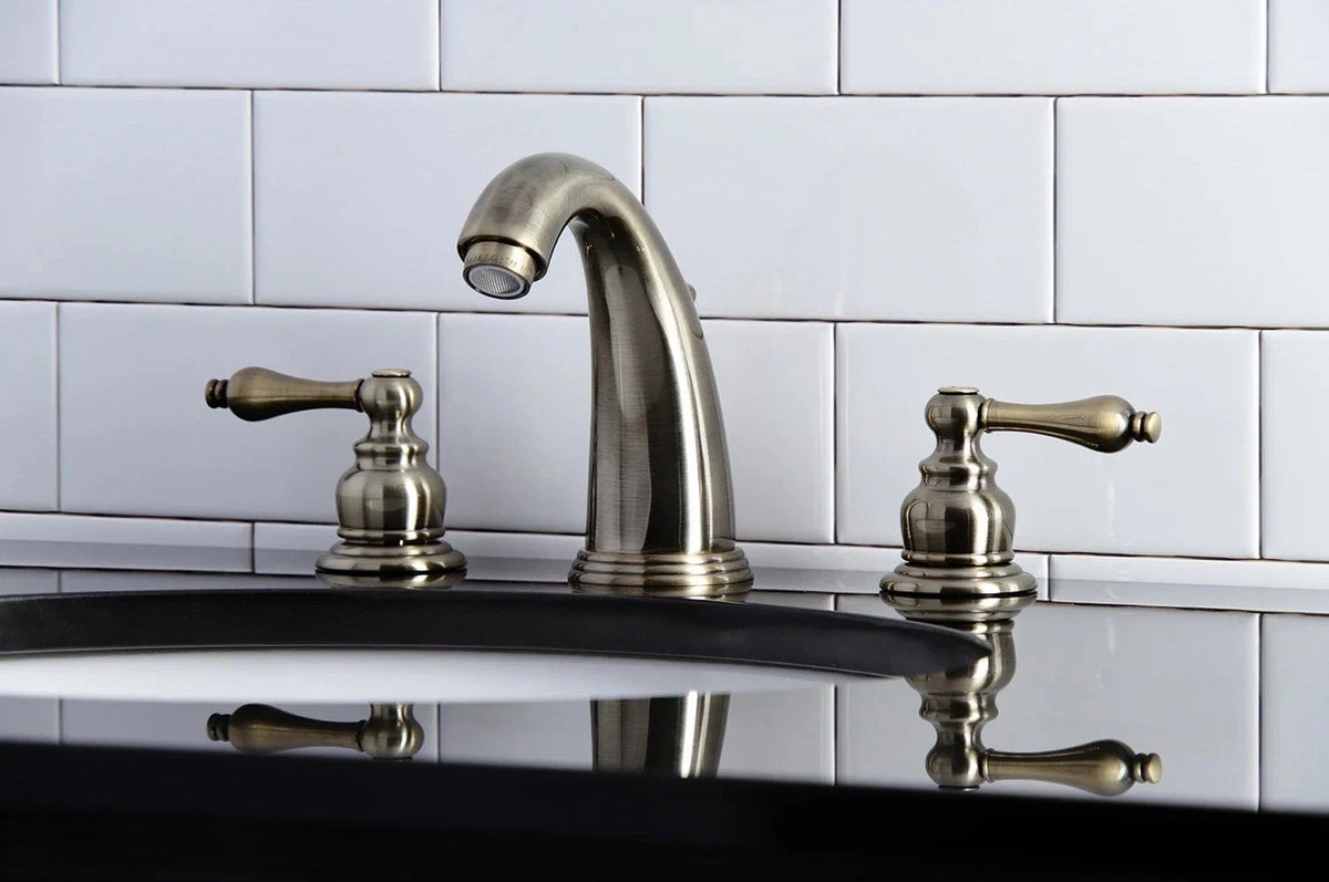 Kingston brass KB983AB Victorian 2-handle 3-hole bathroom faucet antique brass