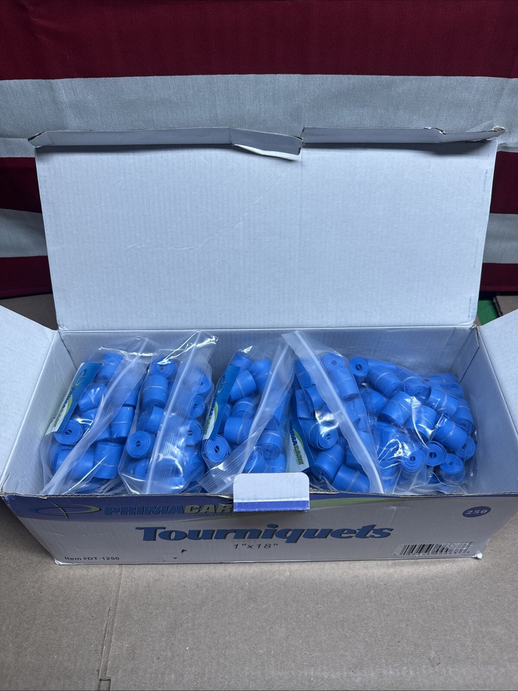 Primacare DT-1250 Pack of 250 First Aid Disposable Tourniquets