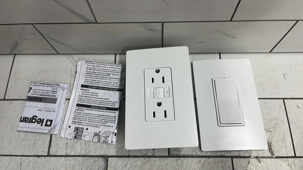 Legrand Radiant WNREZK15WH Smart Outlet Kit Wireless Switch 15A Netatmo