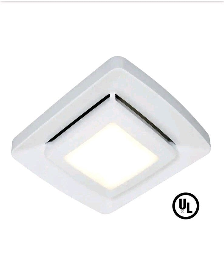 Broan NuTone Bathroom Fan Replacement Cover with Light FG500N in White