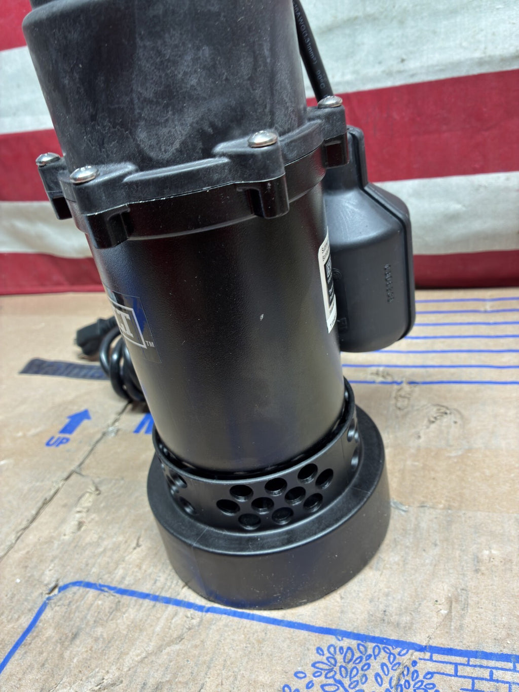 Everbilt 1/3 HP Corrosion Resistant Aluminum Sump Pump w/ Tether Float Switch OB