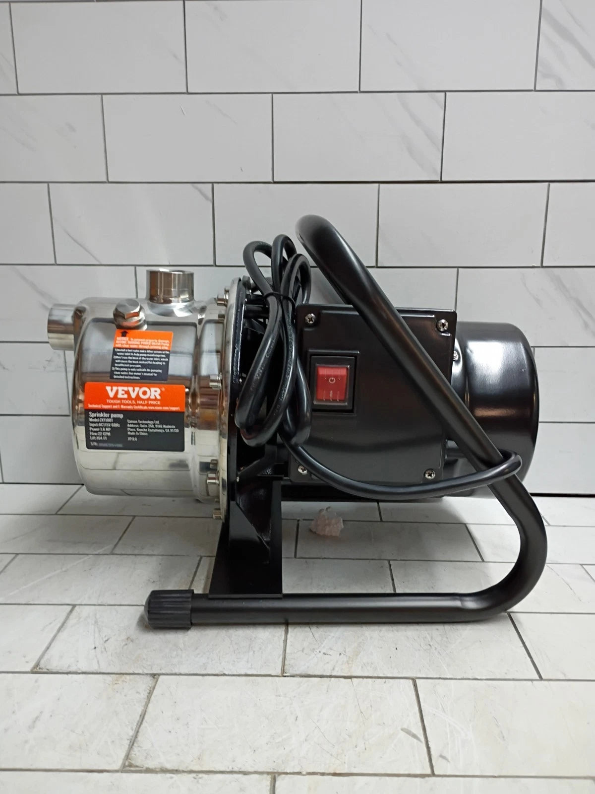 Vevor 115V 1.6 HP 22 GPM Shallow Well Pump ZX11001 NEW OPEN BOX