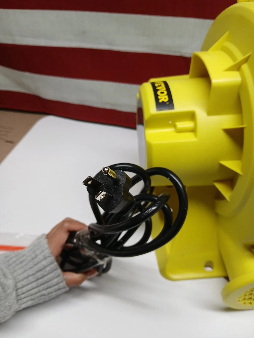 VEVOR Air Blower Pump Fan Bounce House Blower 450W 0.6HP for Inflatable Castle