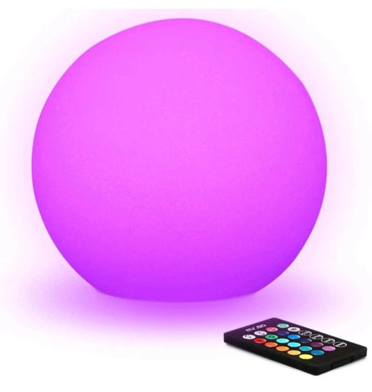 Mr.Go 10 Ultra-Fun Waterproof RGB Color-Changing LED Ball Light Orb Globe Lamp.