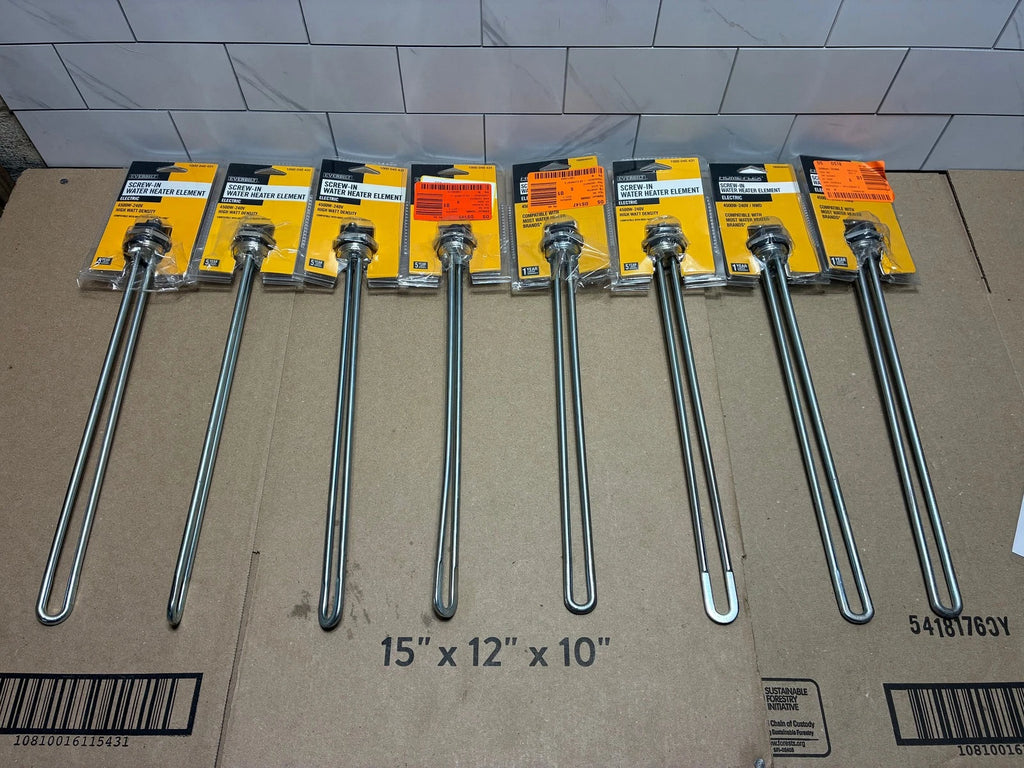 QTY 9 Everbilt HWD Water Heater Element 4500W 240V EBSE-4500-240