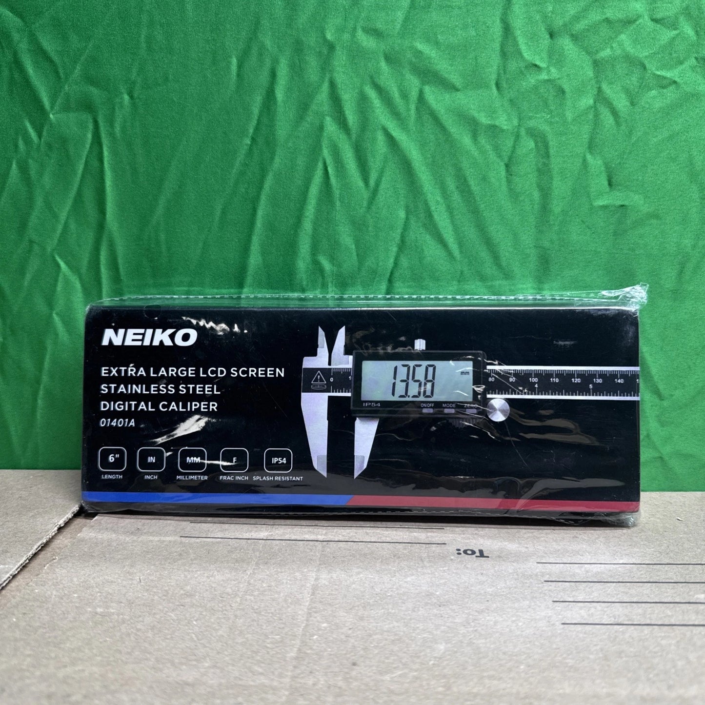 NEIKO 01401A 6-Inch Electronic Digital Caliper, Stainless 6 Inch, XL Screen
