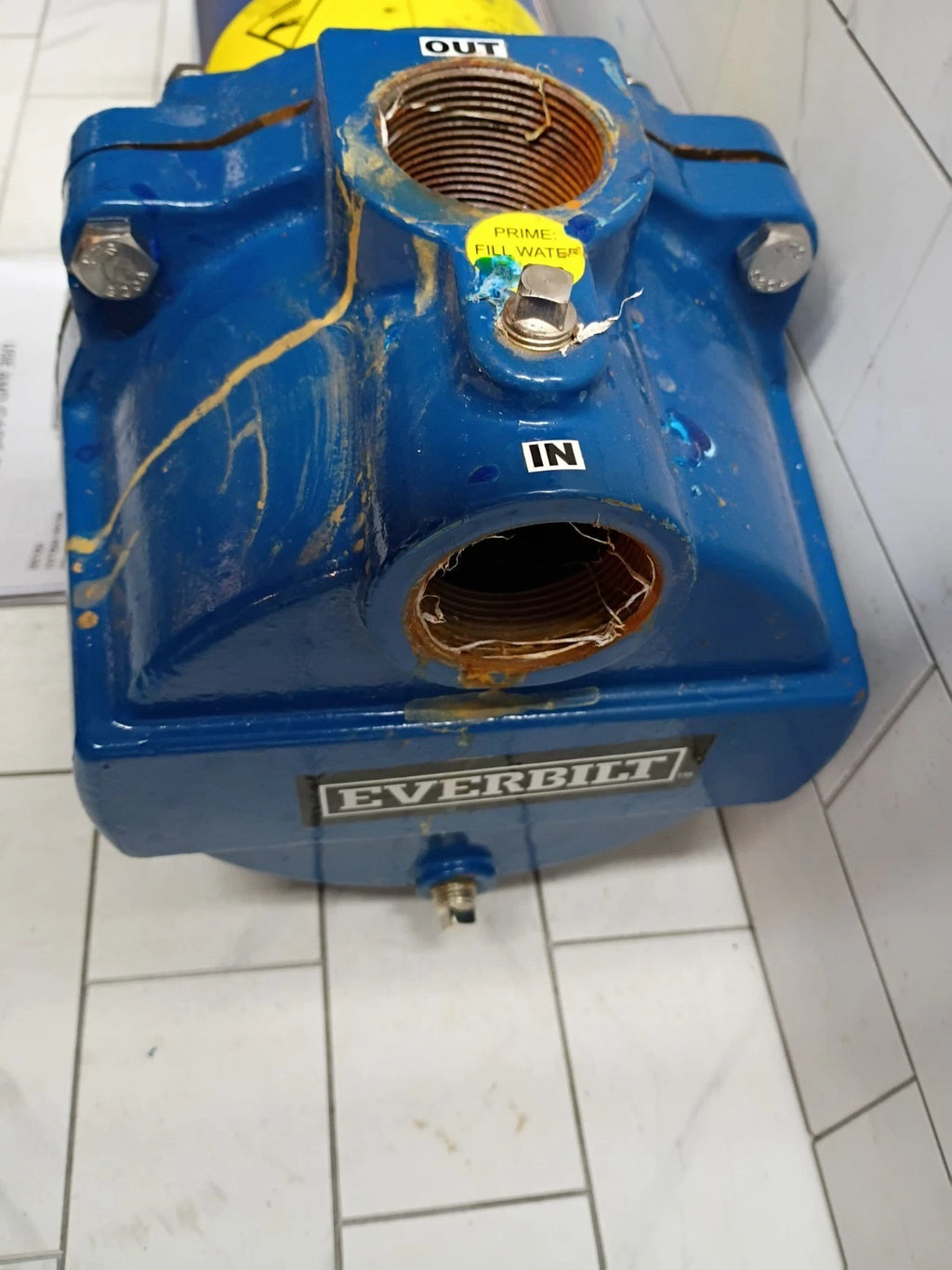 Everbilt 1-1/2 HP Cast Iron Lawn Irrigation Pump HDLS15 Used Or For Parts*