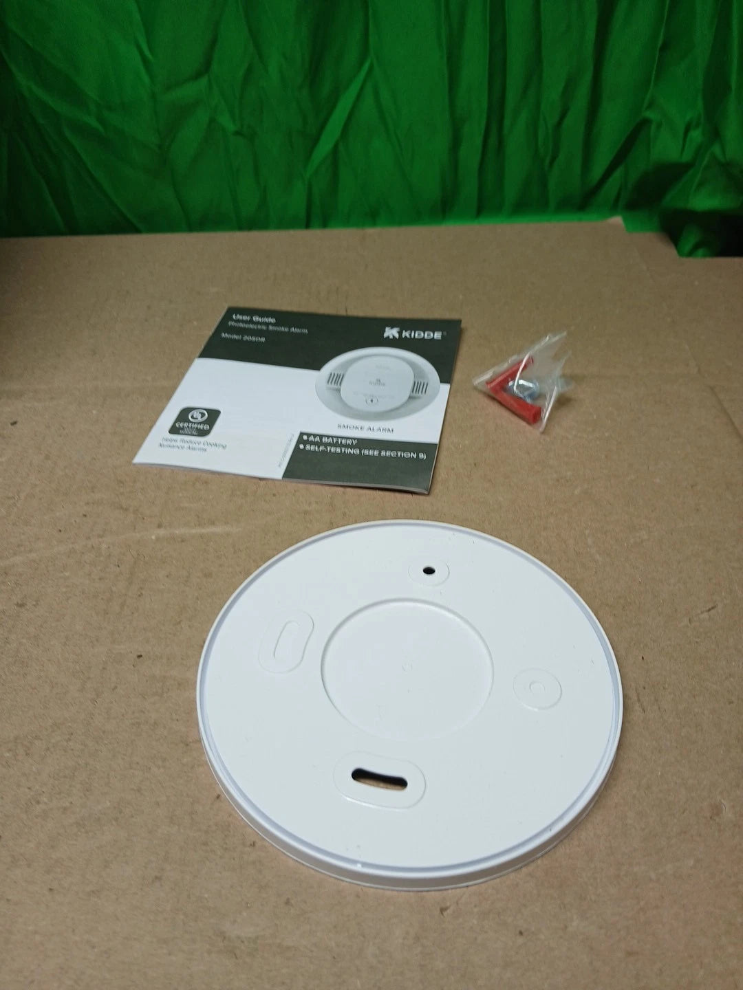 KIDDE 20SDR Photoelectric Smoke Alarm AA Battery Powered LED Warning